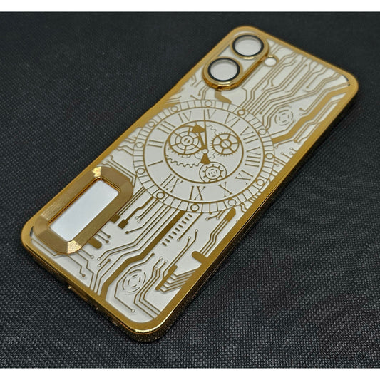 Realme 10 (4G)  Back Cover with CD Watch Machine Design soft
