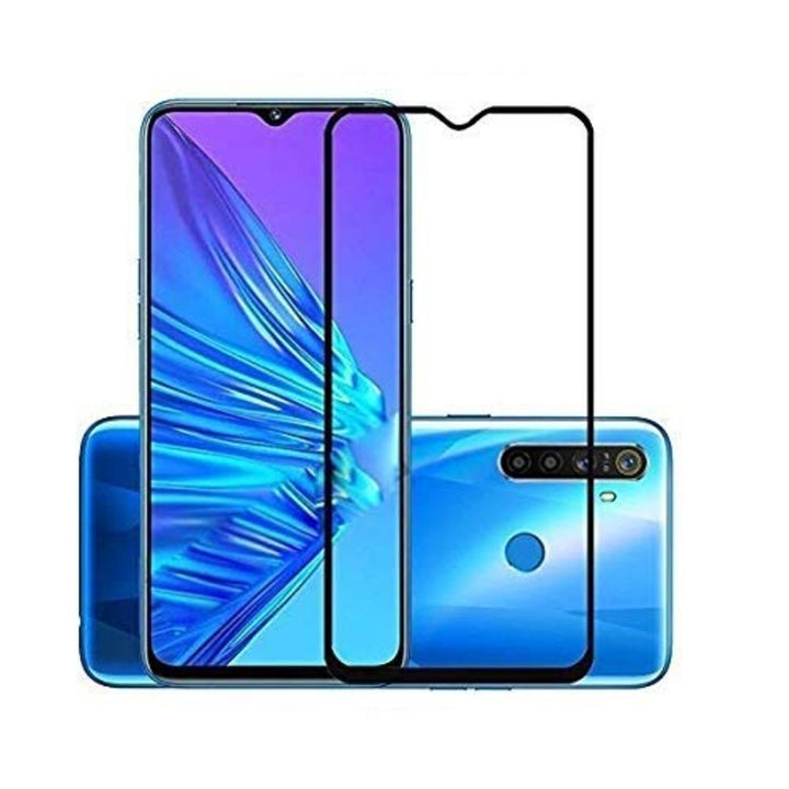 Realme 5 Pro / Oppo F9 / F9 Pro / A5S / A7 / Realme 2 Pro / Realme U1 11D/9h with HD Clear screen hardness Tempered Glass scratch proof