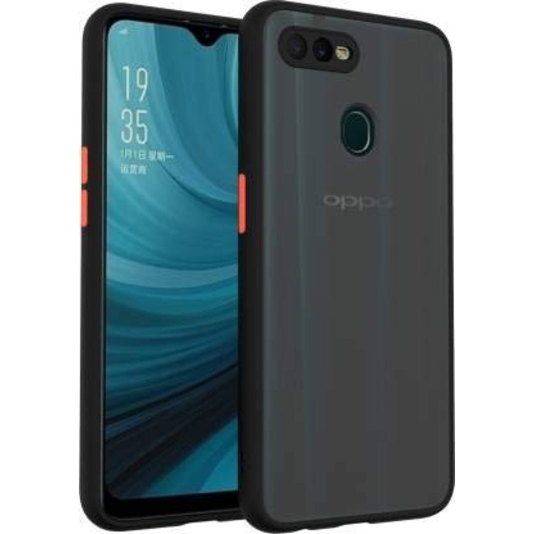 Realme 2 Mobile Back Cover (Smoky)