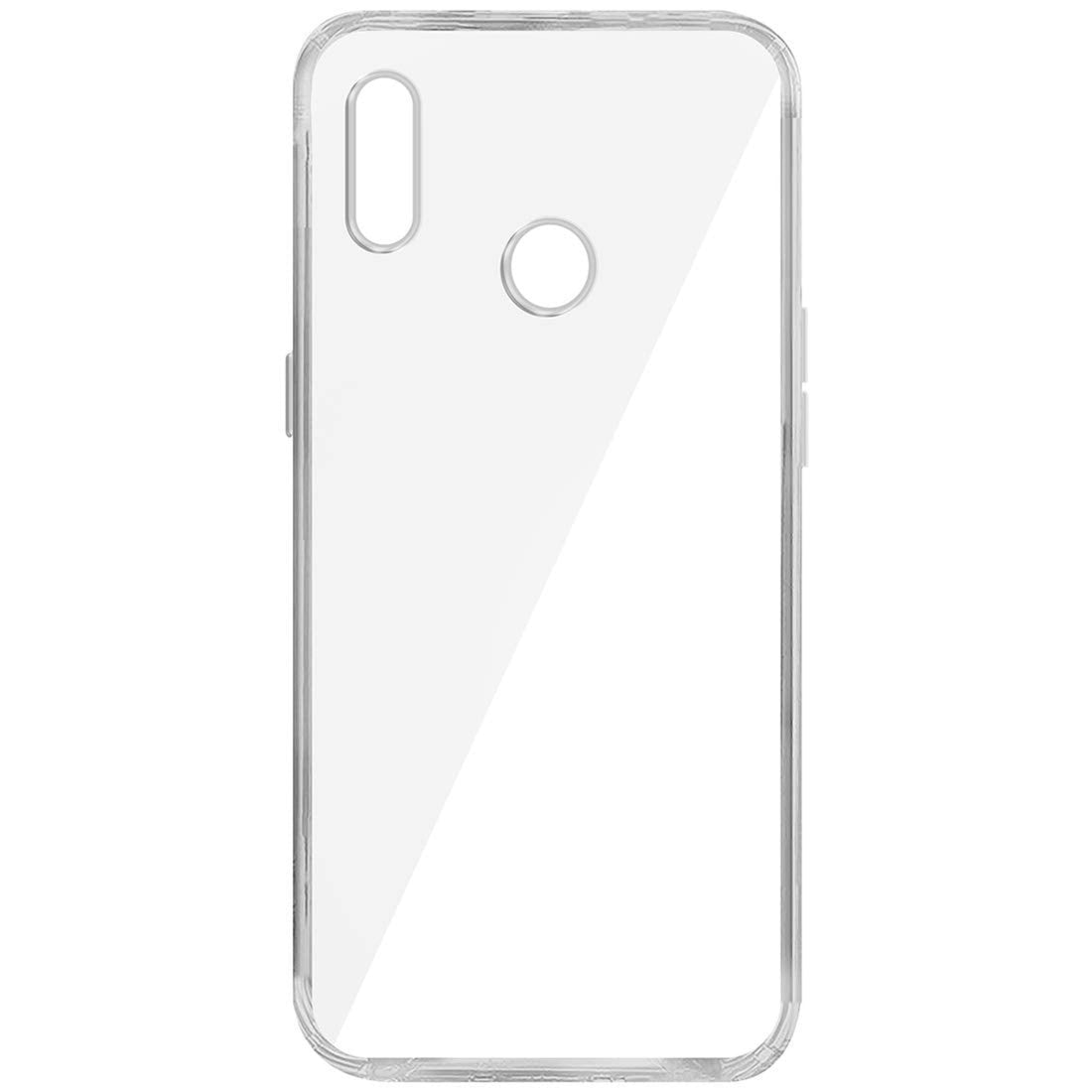 Realme 3 Transparent Soft Silicone Back Cover TPU