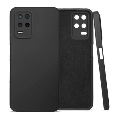 Realme 9 (5G) / Realme 9 Plus  Silicone + Cloth Back Cover soft