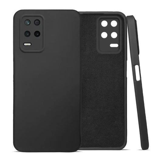 Realme 9 (5G) / Realme 9 Plus  Silicone + Cloth Back Cover soft