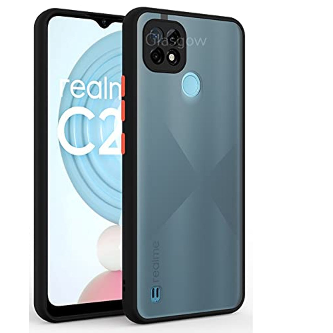 Realme C21mobile  Back Cover (Smoky)