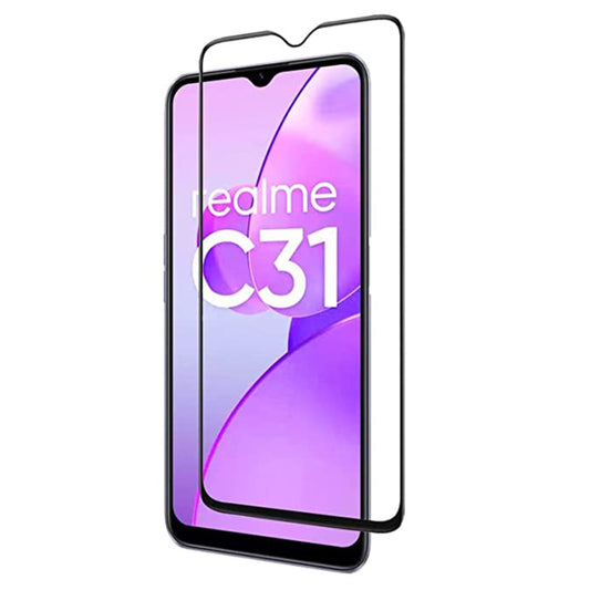 Realme C31/ C11 /Realme C3 / Oppo A5 2020 / A9 2020 / A31 2020/ A15 / A15S 11D/9h with HD Clear screen hardness Tempered Glass scratch proof