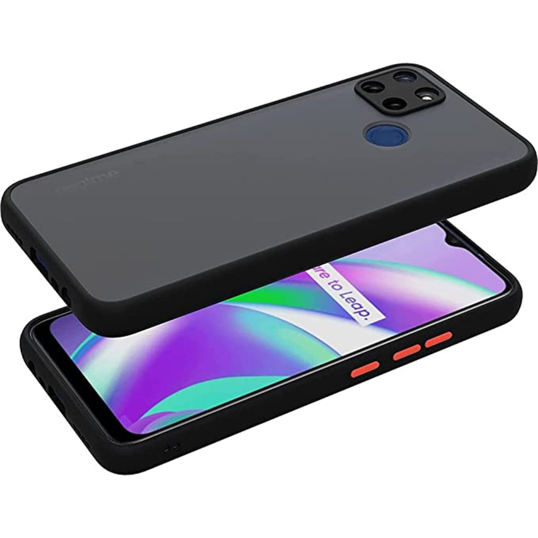 Realme Narzo 30a Mobile Back Cover (Smoky)