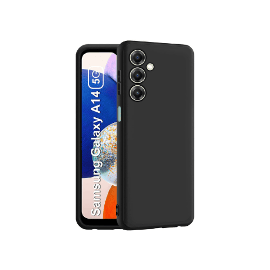 Samsung A14 (5G)  Back Cover ( Silicone + Cloth) soft