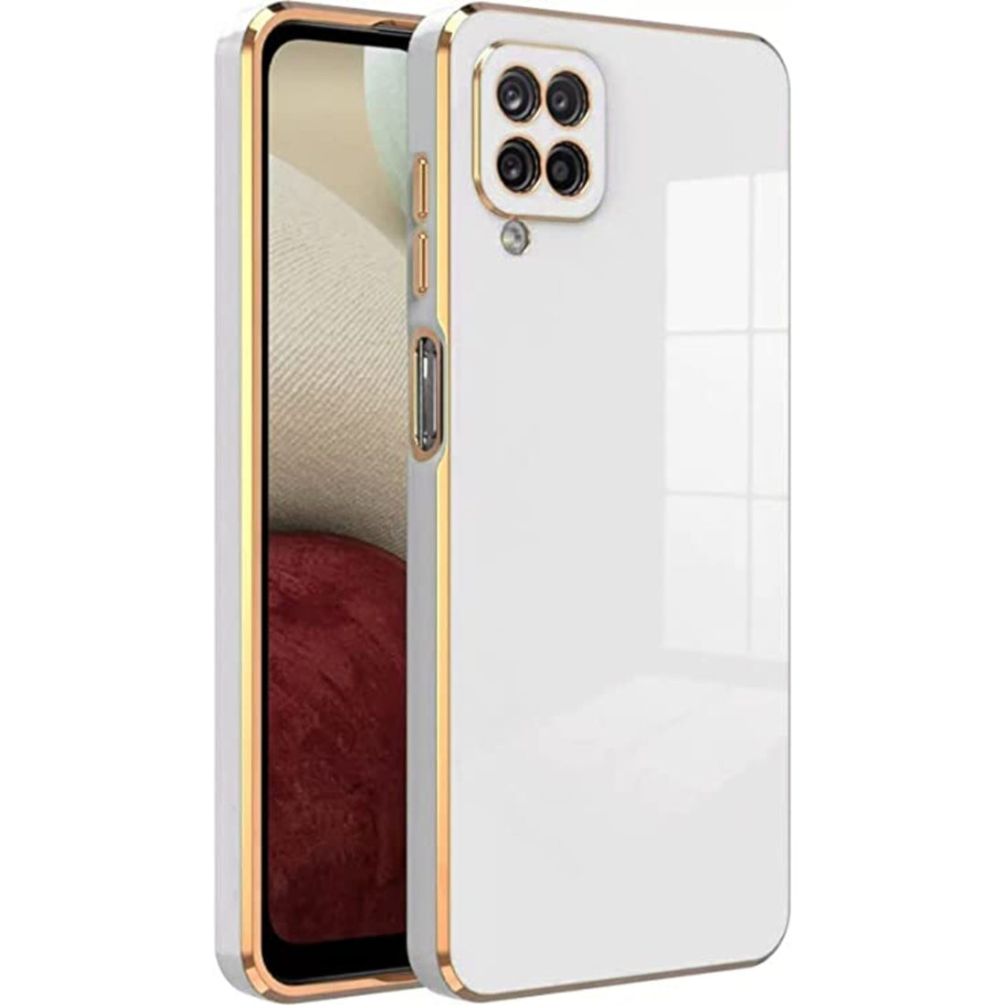 Samsung A22 (5G) 6D Chrome Back Cover soft