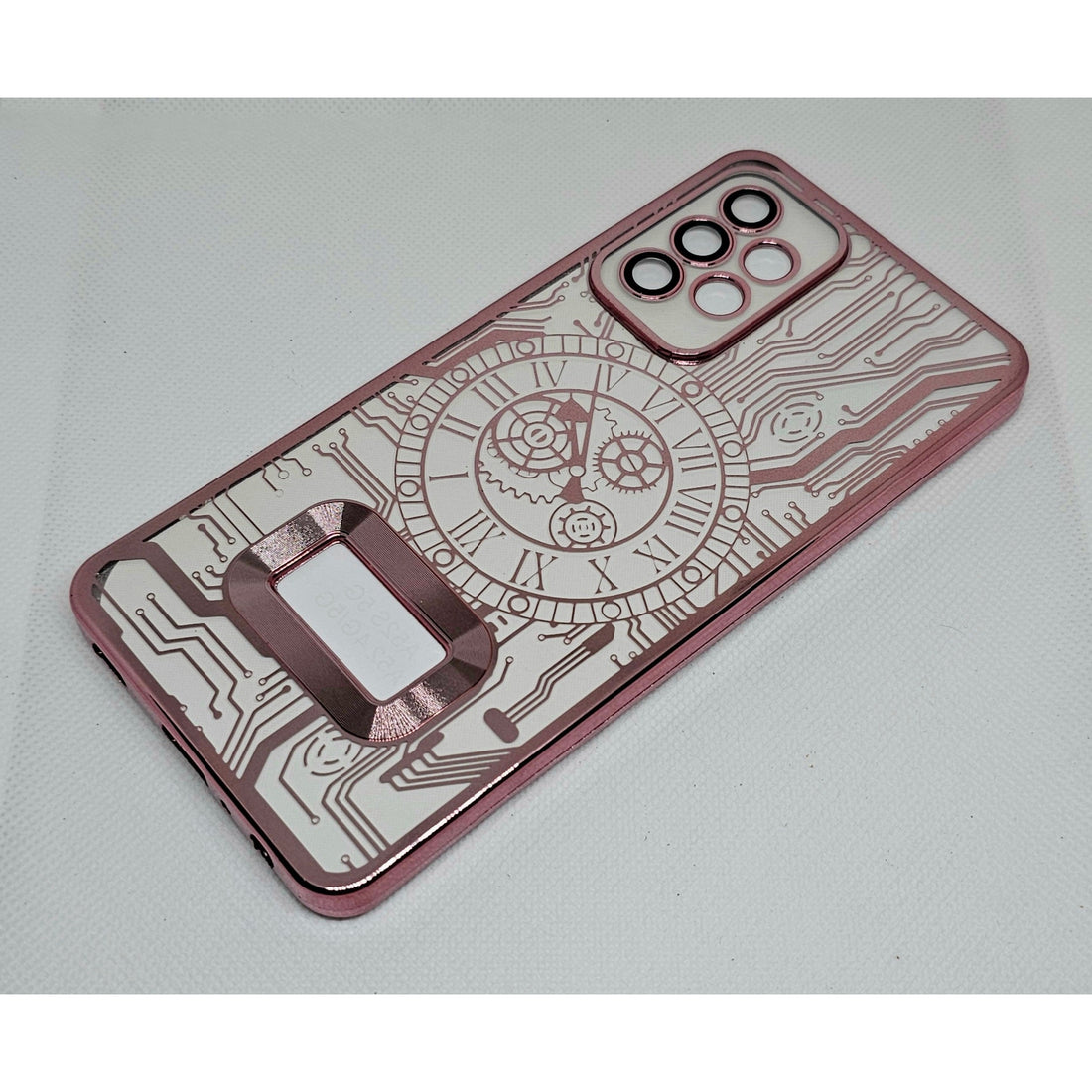 Samsung A52  Back Cover with CD Watch Machine Design soft