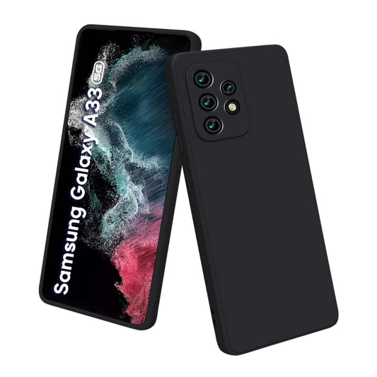 Samsung Galaxy A33 5G Silicone + Cloth inner side Back cover soft