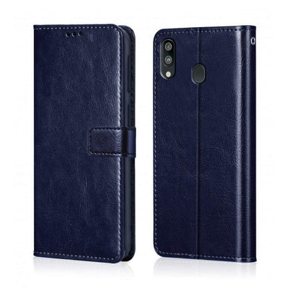 Samsung Galaxy M20 mobile Leather Flip Cover