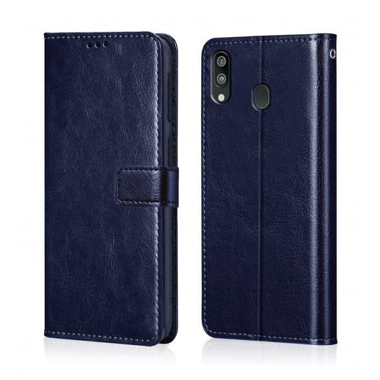 Samsung Galaxy M20 mobile Leather Flip Cover