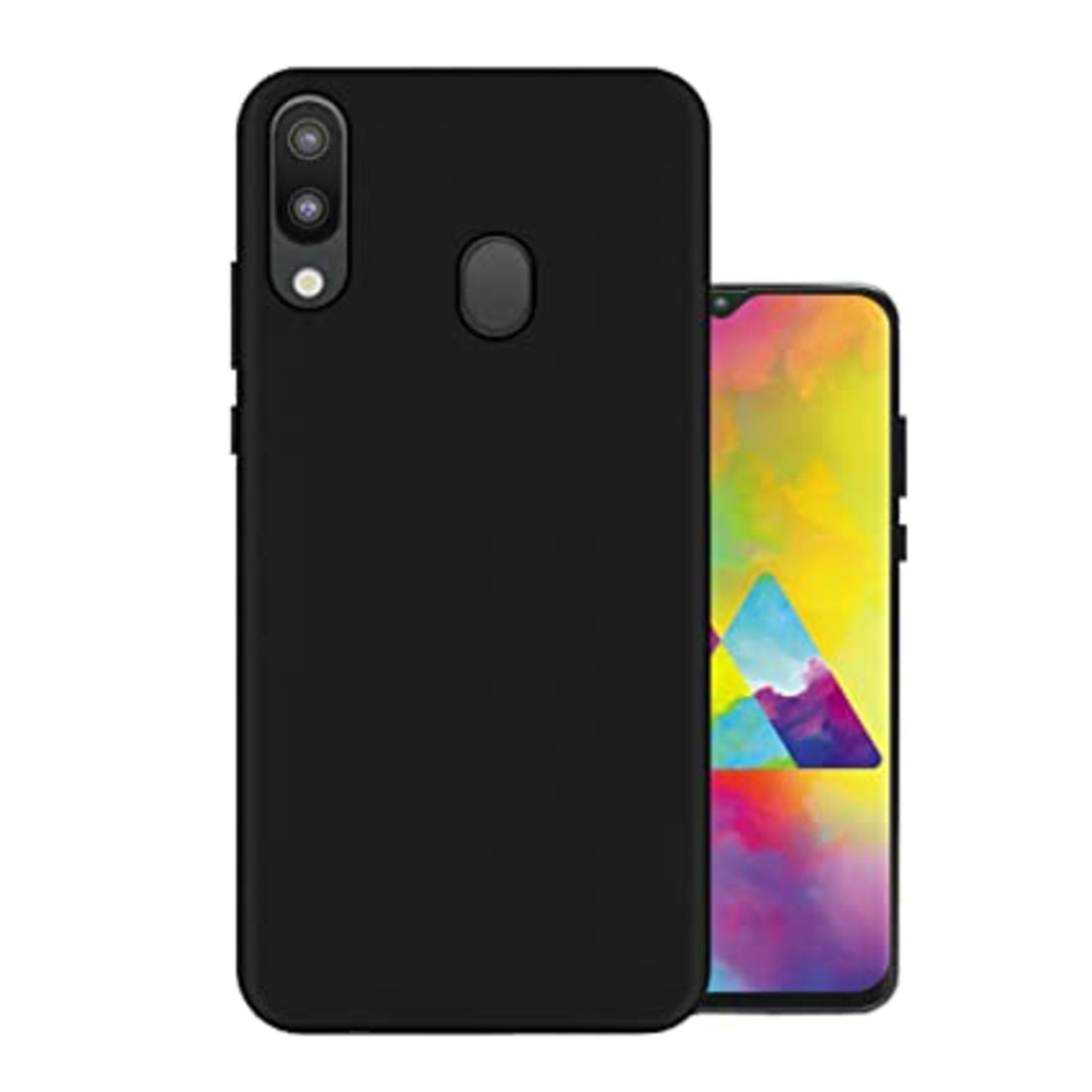 Samsung M20 Back Cover (Silicone + Cloth)