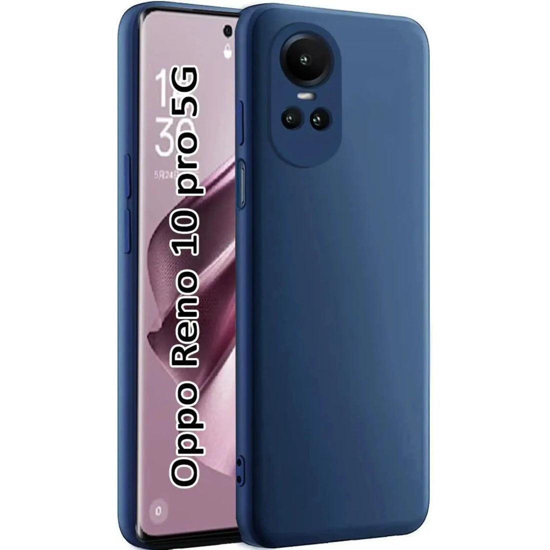 Oppo Reno 10 pro Mobile Back Cover Silicone + Cloth