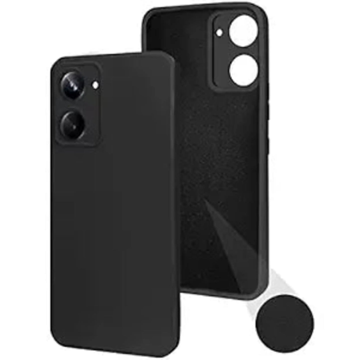 Realme 10 pro Mobile Back Cover Silicone + Cloth