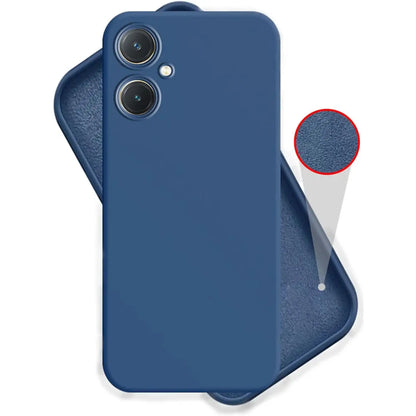 Vivo Y27 (4G)  Mobile Back Cover Silicone + Cloth