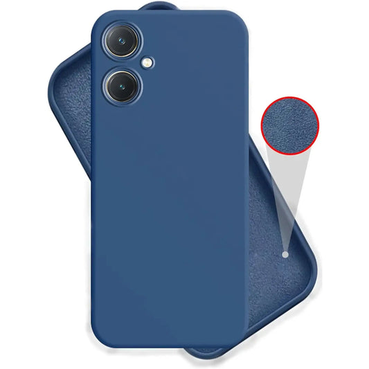 Vivo Y27 (4G)  Mobile Back Cover Silicone + Cloth