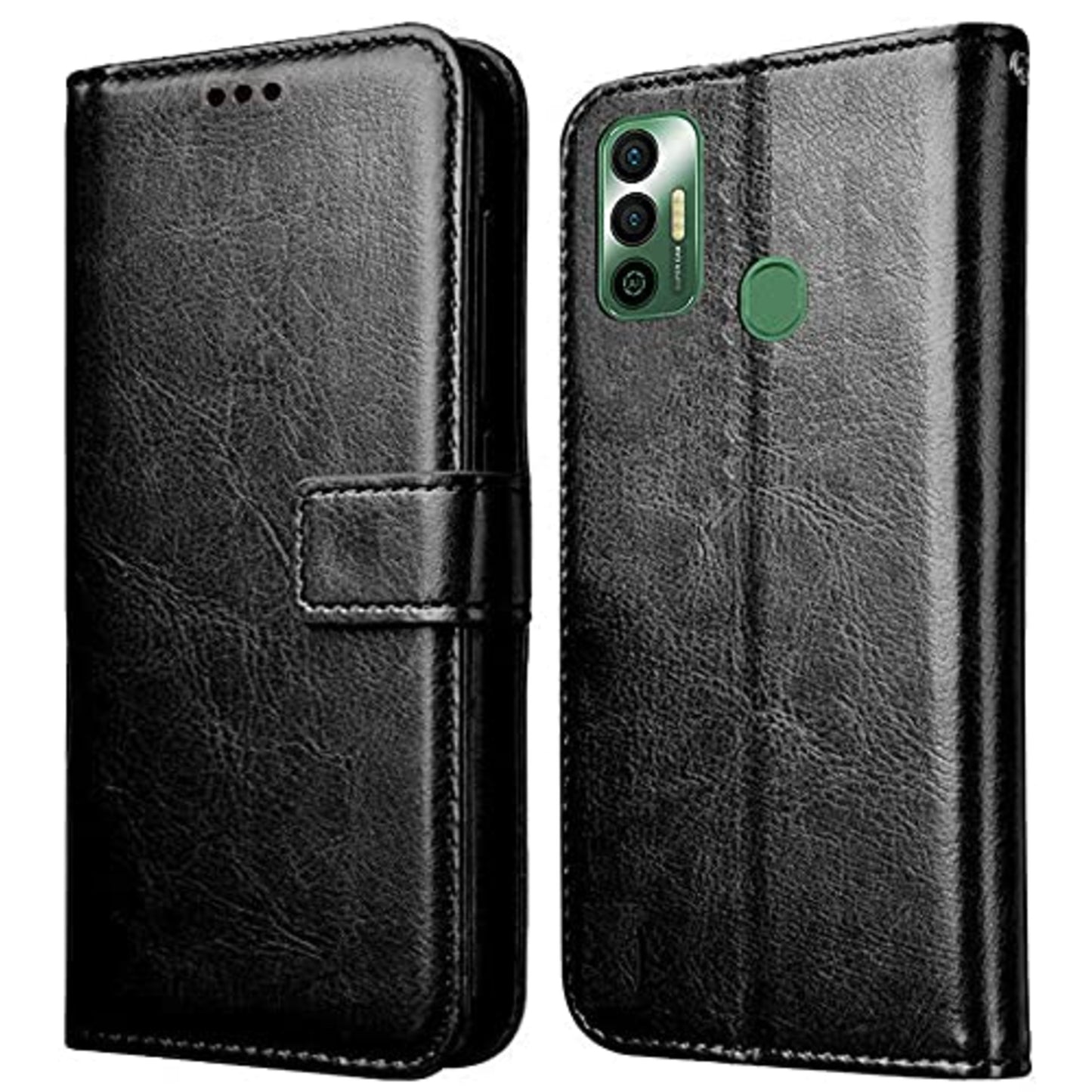 Tecno Spark 7  Cover Leather Flip