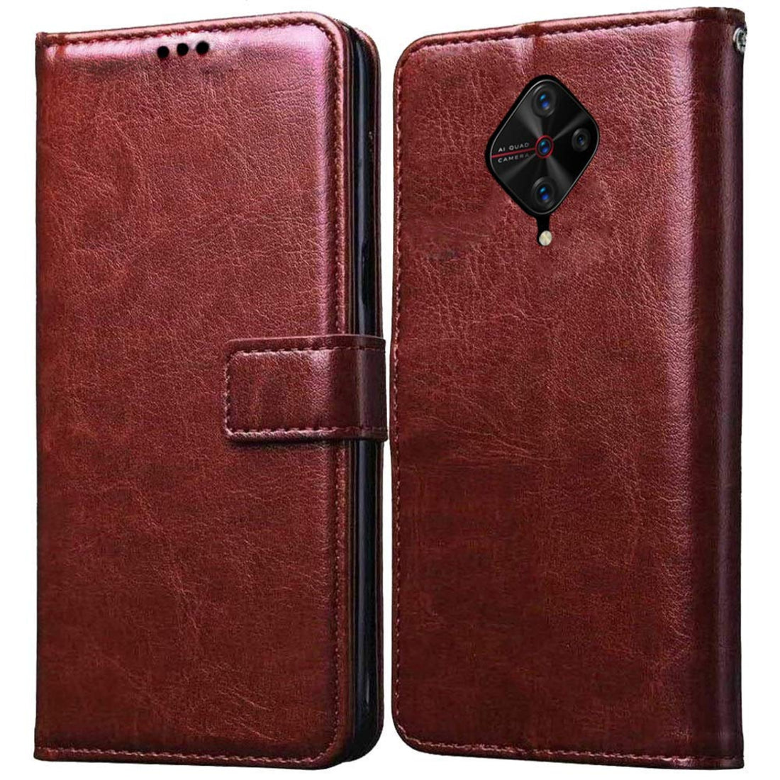 Vivo S1 pro  Cover Leather Flip