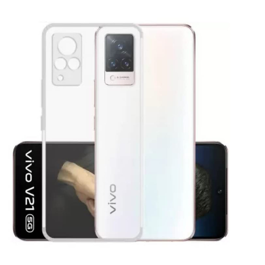 Vivo V21 5G  Back Cover Tpu Soft