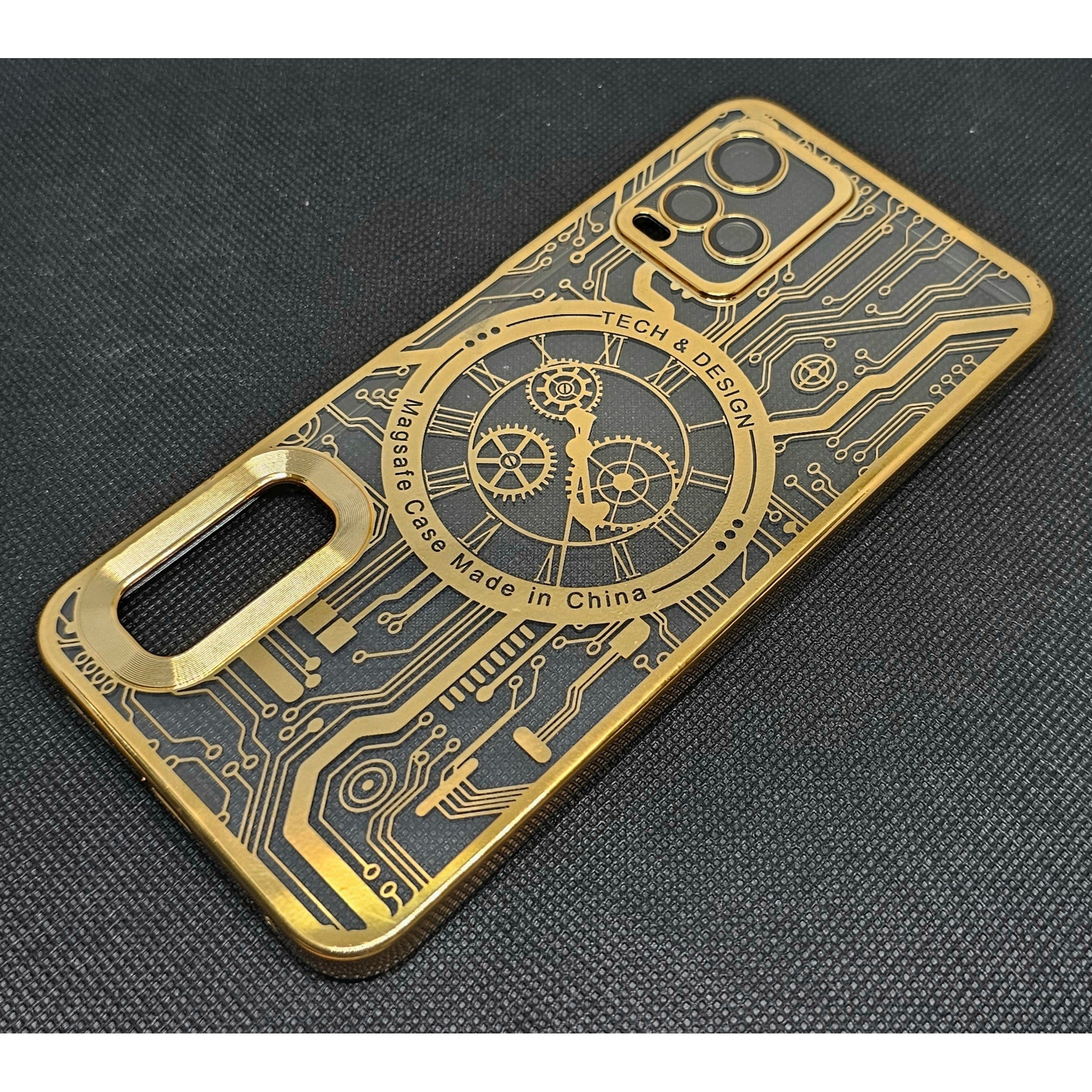 Vivo V21 Cd Watch Machine Mobile Back Cover