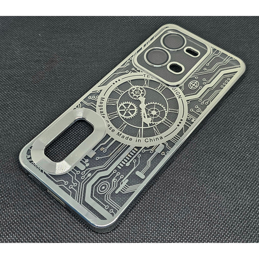 Vivo V25 Mobile CD Watch Machine Design Back Cover