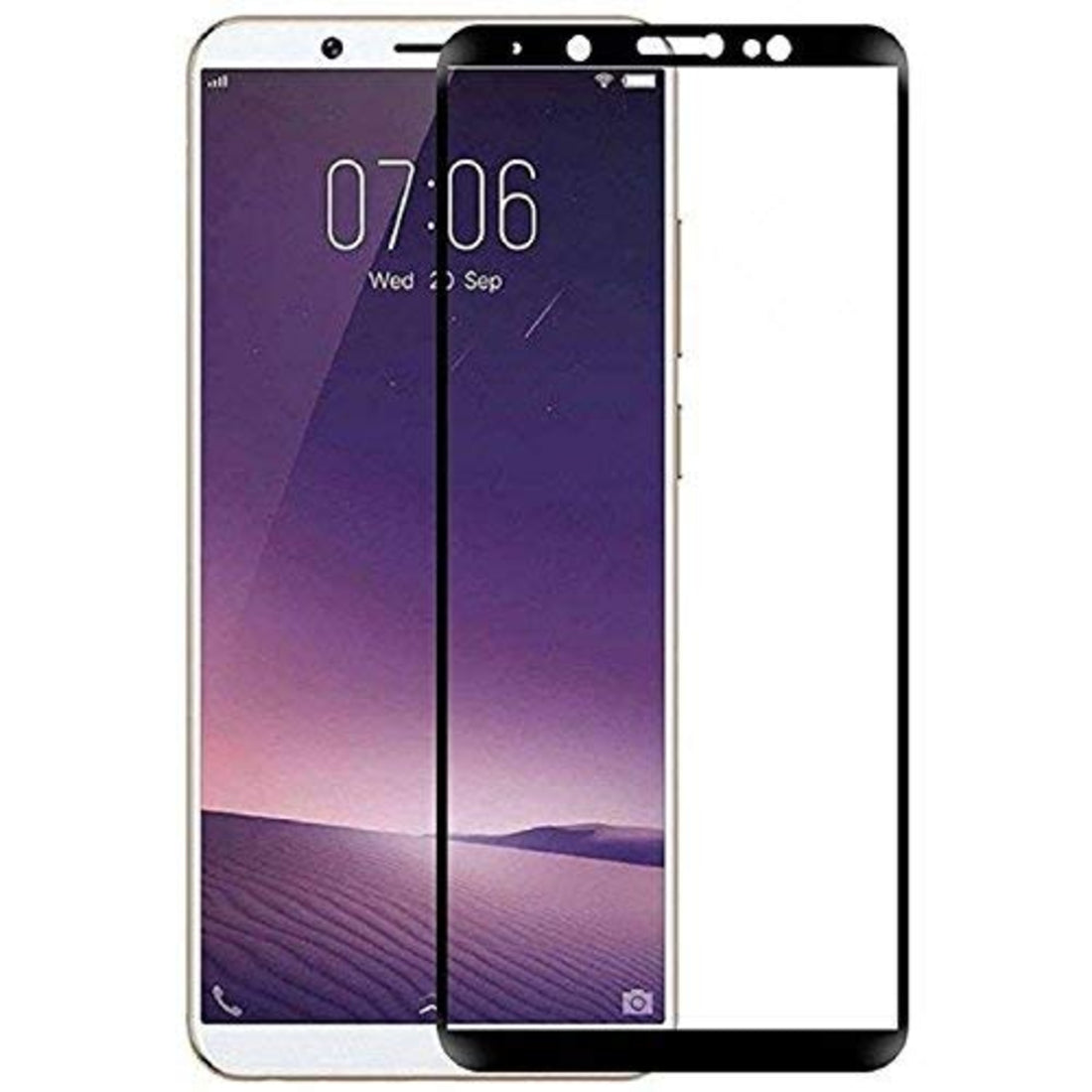 Vivo V7+ / Vivo Y71 / Realme 1 / Oppo F5 11D/9h with HD Clear screen hardness Tempered Glass scratch proof