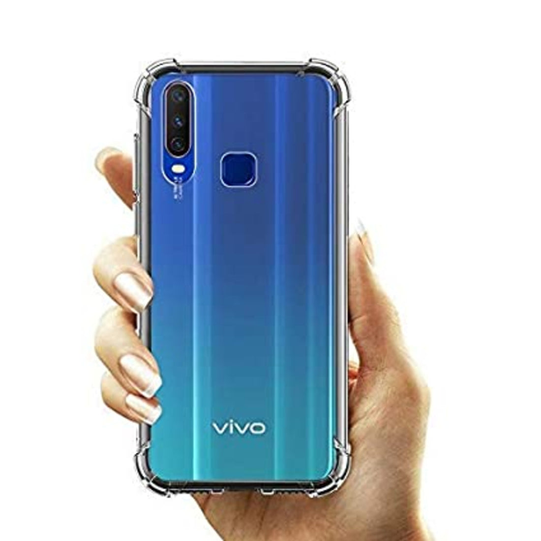 Vivo Y12,15,17 mobile Back Cover Anti-Yellowing (Acrylic)