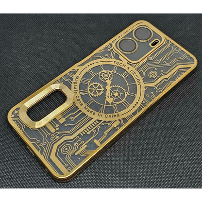Vivo Y16 / Y56 Mobile  CD Watch Machine Design Back Cover