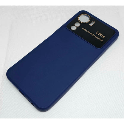 Vivo Y16/ Y56 Mobile Silicone Back Cover with Protective Lens