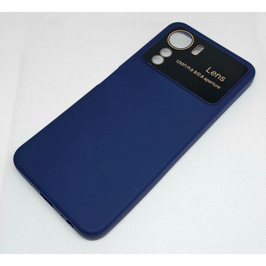 Vivo Y16/ Y56 Mobile Silicone Back Cover with Protective Lens