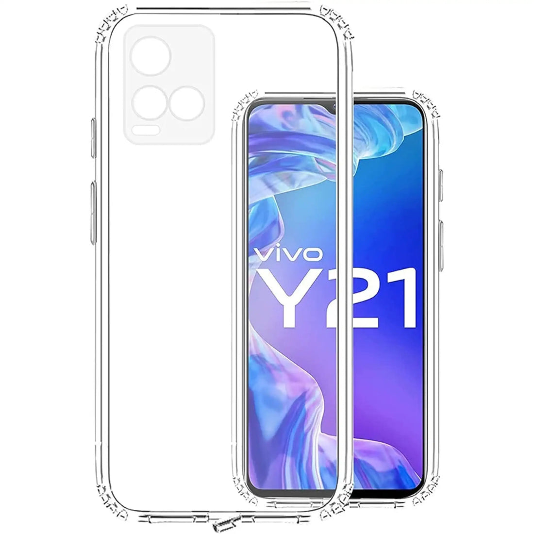 Vivo Y21/Y33s Mobile Back Cover Anti-Yellowing