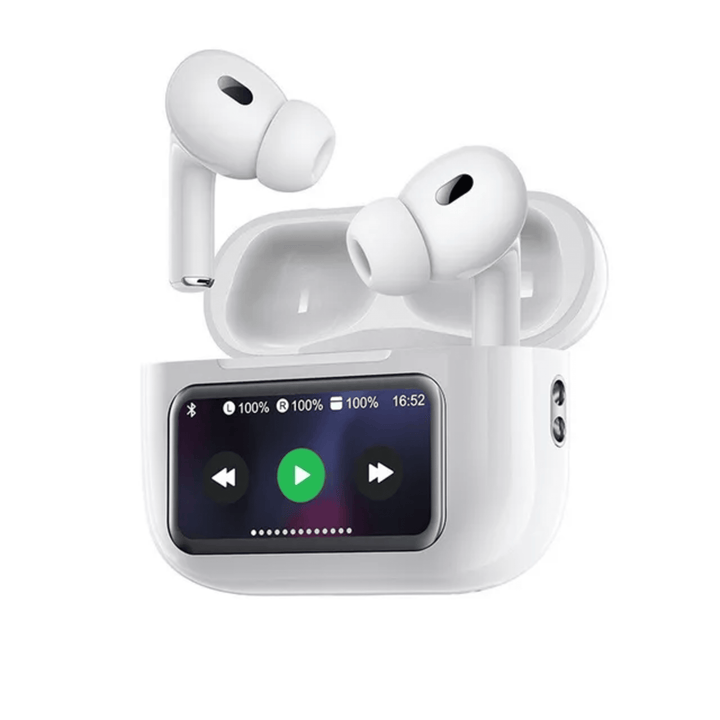 Air Earbuds smart wireless ANC/ENC with Touch Display Smart Features