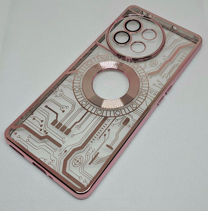 One Plus 11R Back Cover with CD Watch Machine Design soft