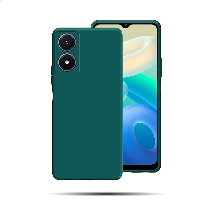 Vivo Y02s Mobile Back Cover Silicone + Cloth