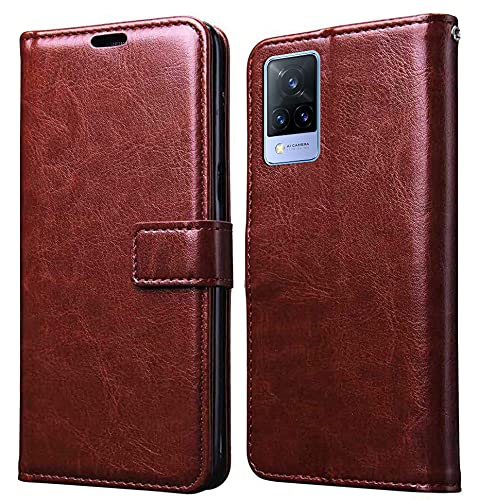 Vivo V21 (5G) mobile Leather Flip Cover