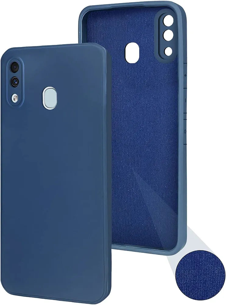 Samsung A20 /A30 Silicone + Cloth Back Cover soft