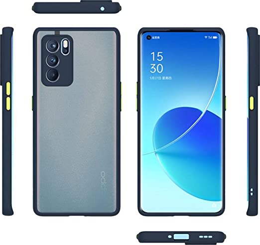 Oppo Reno 6 Pro mobile Back Cover (Smoky)