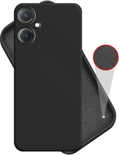 Vivo Y27 (4G)  Mobile Back Cover Silicone + Cloth