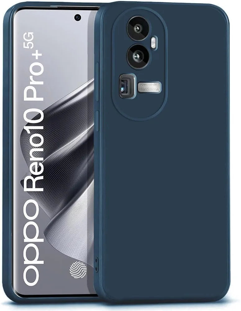 Silicone + Cloth Oppo Reno 10 pro Plus Mobile Back Cover