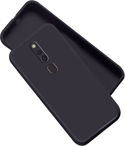 Oppo F11 Back Cover ( Silicone + Cloth)