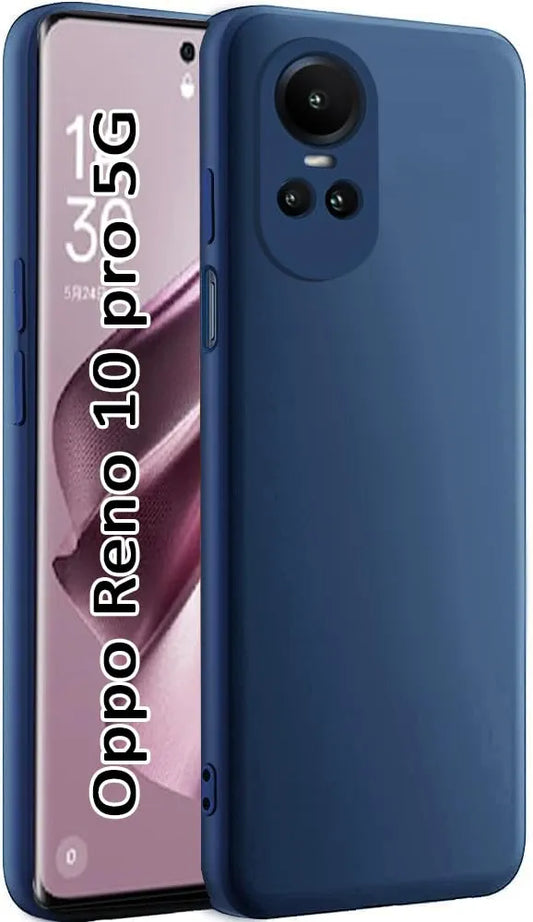 Silicone + Cloth Oppo Reno 10 pro Mobile Back Cover