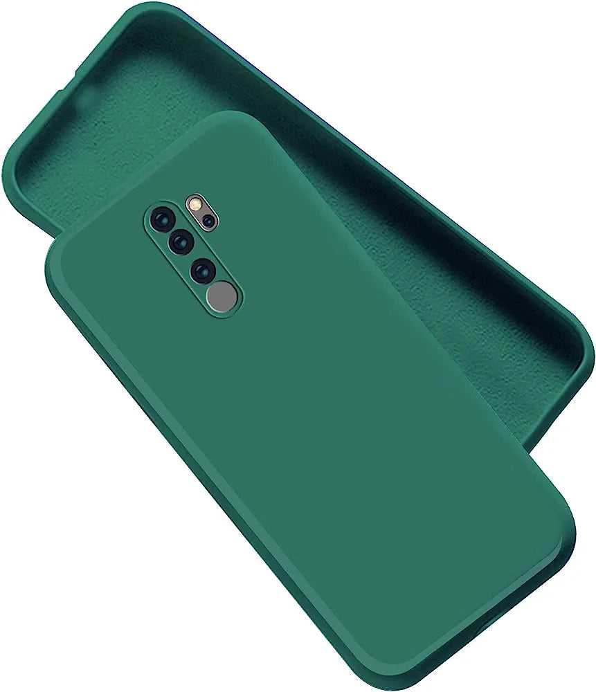 Mi Note 8 Pro Silicone + Cloth  Mobile Back cover soft