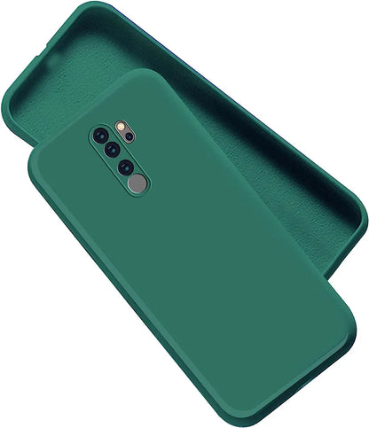 Mi Note 8 Pro Silicone + Cloth  Mobile Back cover soft