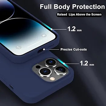 Apple Iphone 15 pro Max Silicone Mobile soft Back Cover