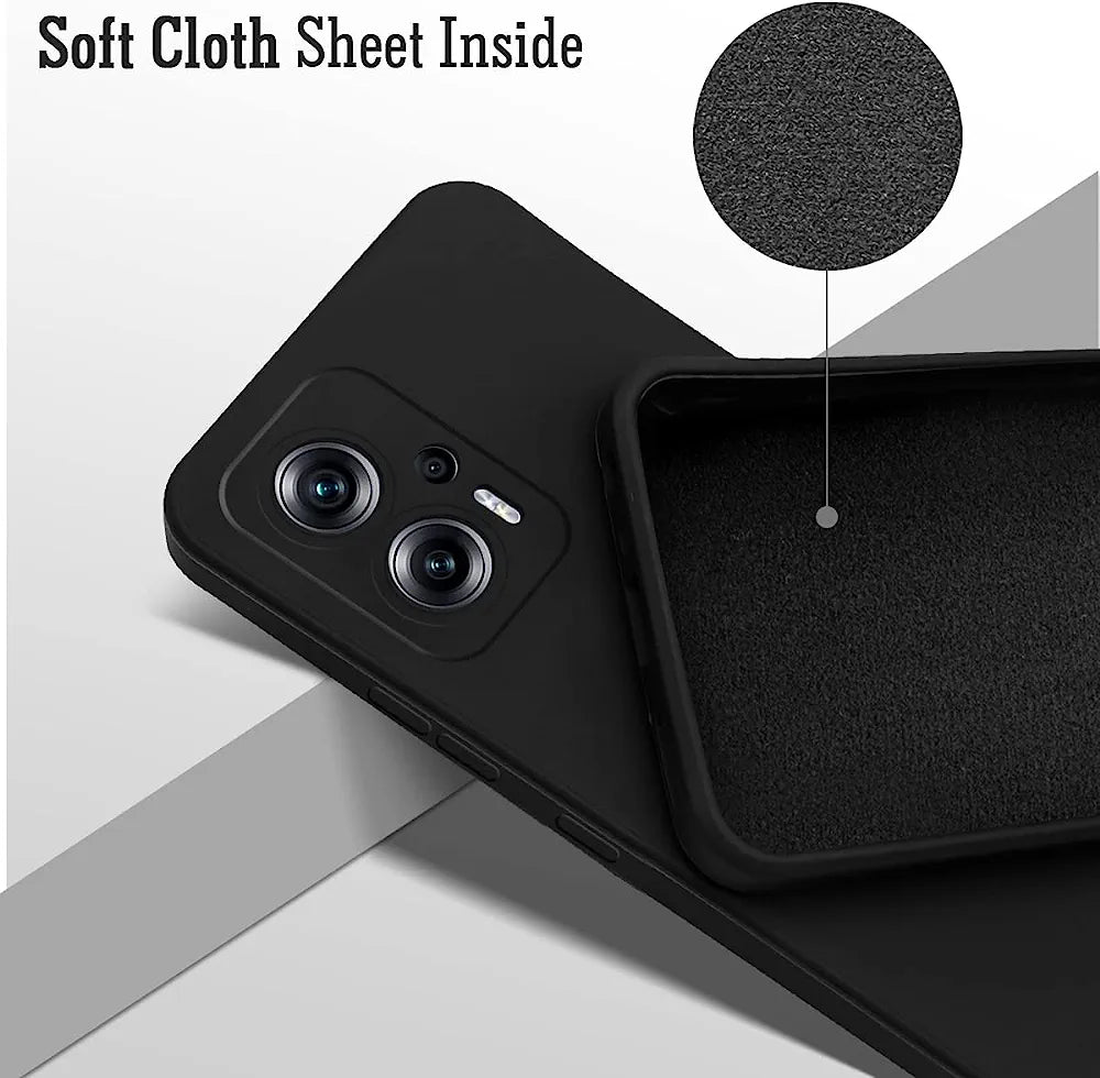 Mi 12C / Poco C55 Silicone Mobile Back Cover soft