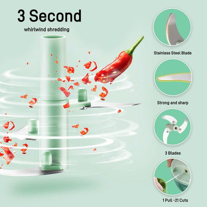 Chopper | Manual Chopping for Vegetable and Fruits easy to use and handle