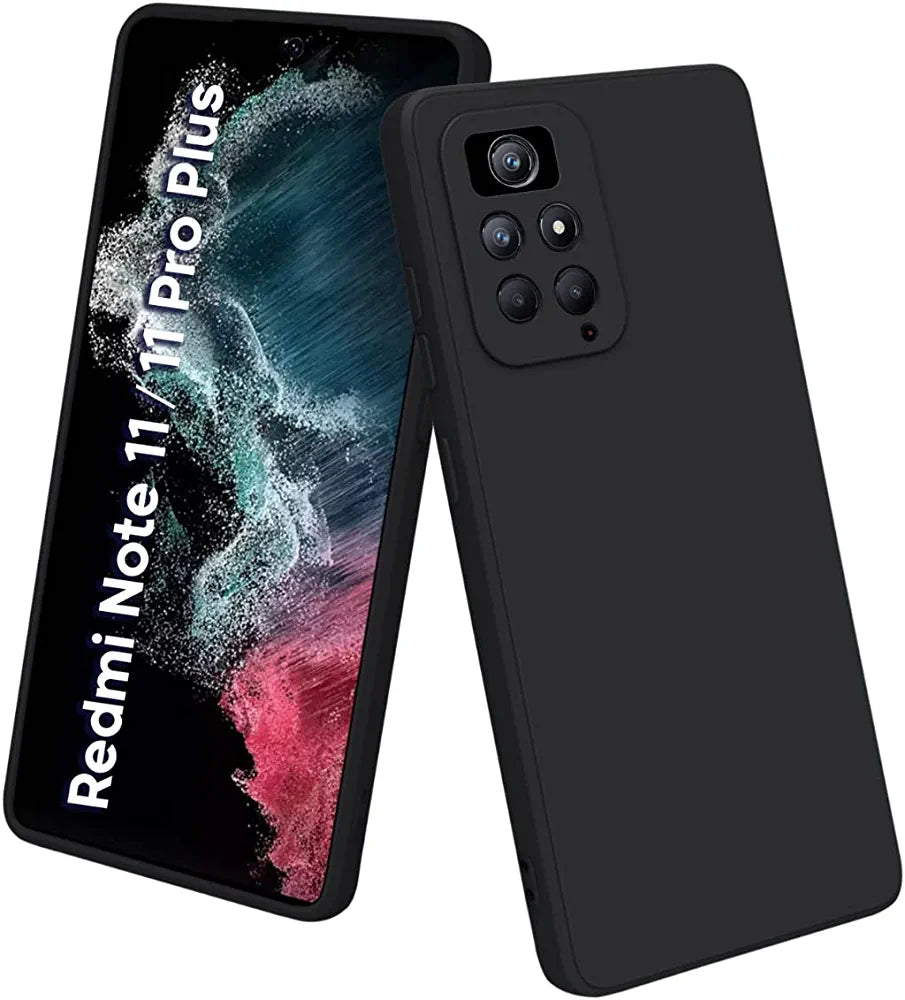 Mi Note 11 Pro / Mi Note 11 pro + Mobile Back Cover ( Silicone + Cloth) soft