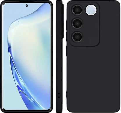 Vivo V29 Mobile Back Cover Silicone + Cloth