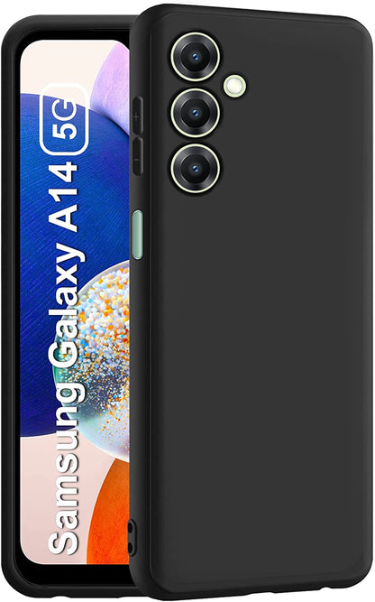 Samsung A14 (5G)  Back Cover ( Silicone + Cloth)