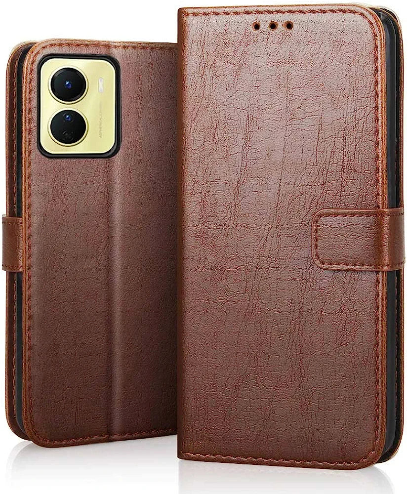 Vivo Y16 / Y56 Mobile Leather Flip Cover